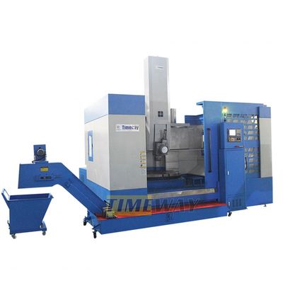 Puissante machine à tour CNC verticale avec une capacité de puissance de 60 kW et 800 mm de déplacement de l'axe Z