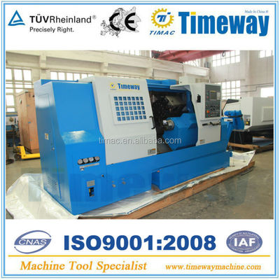 La machine à tour CNC à double fuseau AK-25DS Le choix parfait pour l'usinage lourd