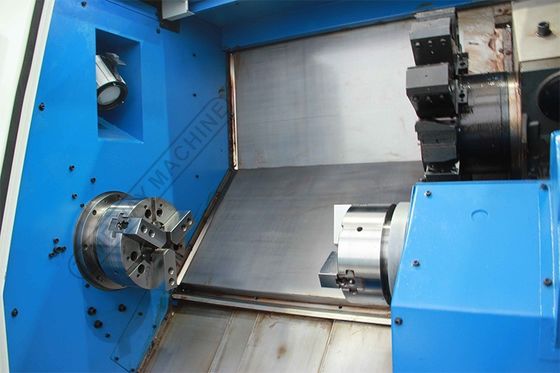 La machine à tour CNC à double fuseau AK-25DS Le choix parfait pour l'usinage lourd