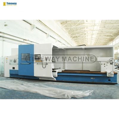 Capacité de chargement de 6000 kg Le tour CNC métallique à lit plat de Yantai avec système de commande horizontal