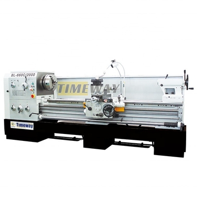 2500 N.m couple de coupe haute précision espace horizontal lit tour machine vitesse d'alimentation rapide