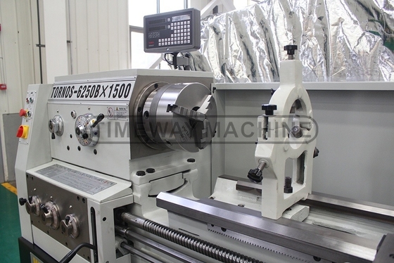 2500 N.m couple de coupe haute précision espace horizontal lit tour machine vitesse d'alimentation rapide