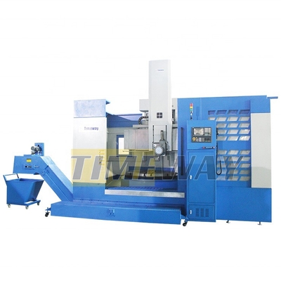 Machine à tour vertical CNC à rails rectangulaires avec 2 axes et garantie après-vente