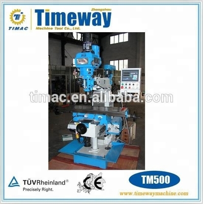 3 axes TIMEWAY H/V Tête de moulin Tourelle de fraisage machine TM500 avec tension personnalisable
