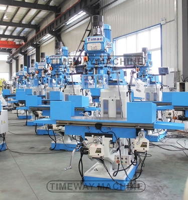 2.2kW Spindle Motor Power 3-Axis DRO Universelle à tête tournante fraiseuse pour le fraisage