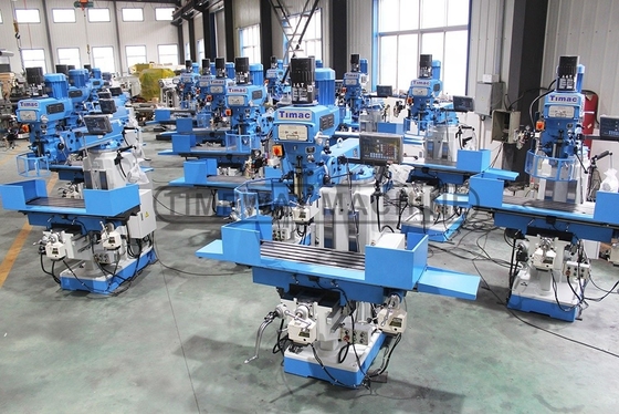 2.2kW Spindle Motor Power 3-Axis DRO Universelle à tête tournante fraiseuse pour le fraisage