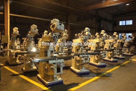Machine de fraisage à tourelle verticale à tension M250 personnalisée avec une puissance de moteur à broche de 2,25 kW