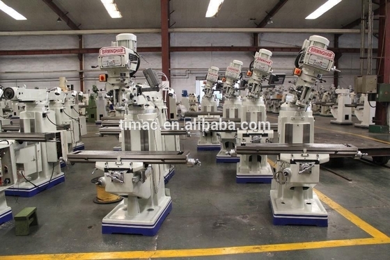 Machine de fraisage à tourelle verticale à tension M250 personnalisée avec une puissance de moteur à broche de 2,25 kW