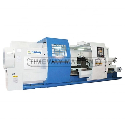 755 mm Largeur du lit type filetage broche nez CNC tour à huile pour filtrage de tuyaux