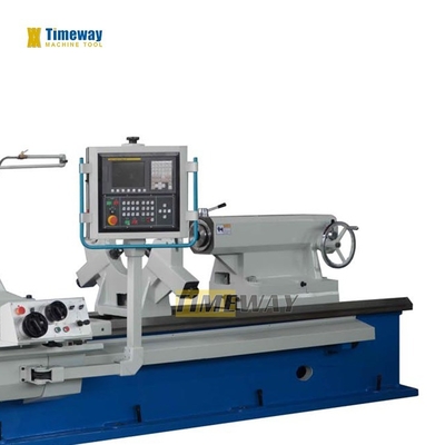 755 mm Largeur du lit type filetage broche nez CNC tour à huile pour filtrage de tuyaux