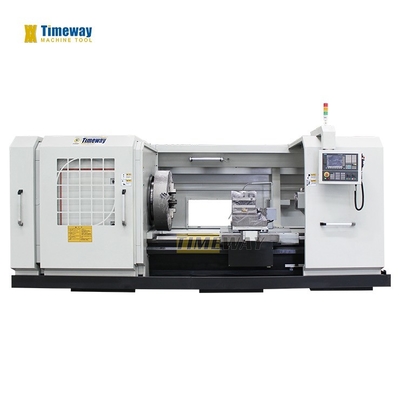 755 mm Largeur du lit type filetage broche nez CNC tour à huile pour filtrage de tuyaux
