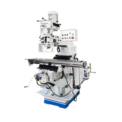3.75kW moteur à broche puissance tourelle verticale Miller tête pivotante fraiseuse pour votre