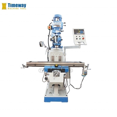3.75kW moteur à broche puissance tourelle verticale Miller tête pivotante fraiseuse pour votre