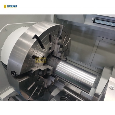 600 mm largeur du lit 255 mm 280 mm broche à broche CNC tuyau filetage tour pour pays pétrolier