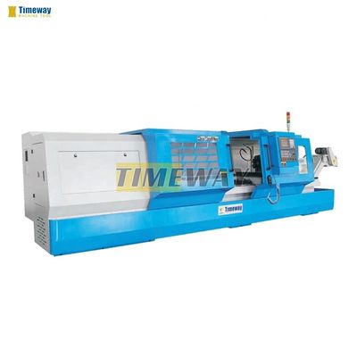Machine de tournage à tour CNC à 2 axes horizontale à lit plat pour le tournage de haute précision