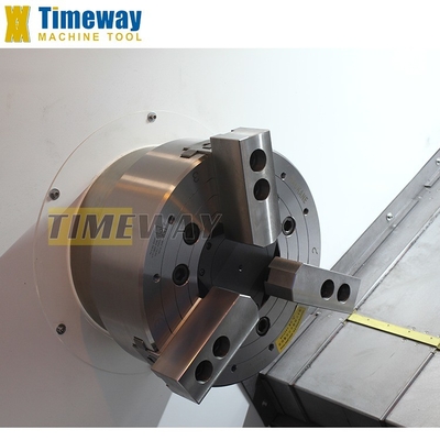 Travail de traitement à charge moyenne à lit incliné Tour CNC CK-80 avec taille de broche 380 mm et système FANUC