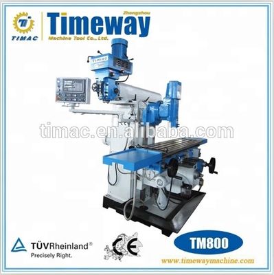 Machine de fraisage à tourelle horizontale et verticale TM800 Timeway pour la construction durable