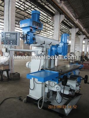 Machine de fraisage à tourelle horizontale et verticale TM800 Timeway pour la construction durable