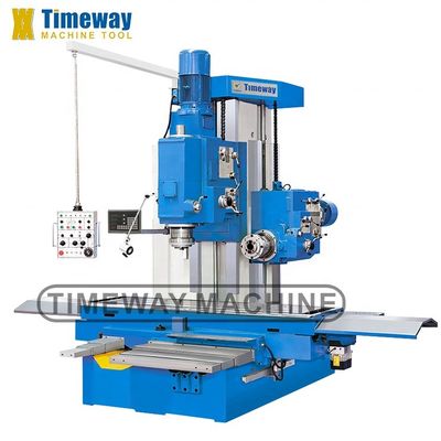 2400 mm x 650 mm Taille de la table de travail Machine de perçage et de fraisage de type lit avec seule broche