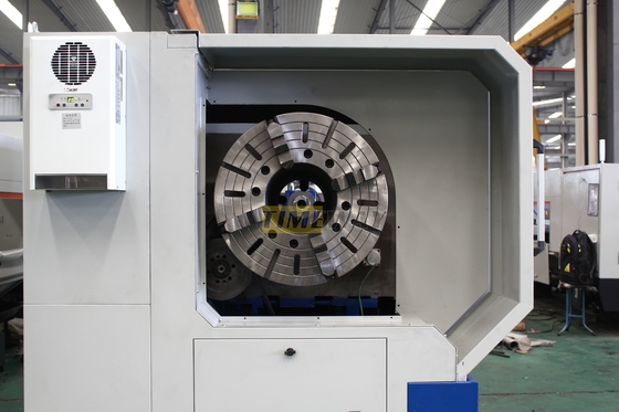 Centre d'usinage de fils de tuyaux de tour à huile CNC de la série QK-255F avec déplacement d'axe X de 420 mm