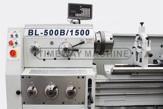 Machine-outil de tour à lit plat horizontal avec balançoire de 500 mm et étrice de plume à queue MT5