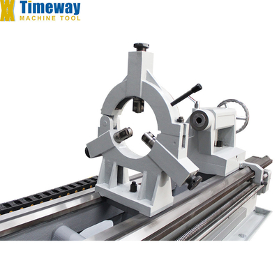 Tourneuse Q-255F 800 mm balancer sur le lit de l'huile tour de pays avec une grande fente de broche