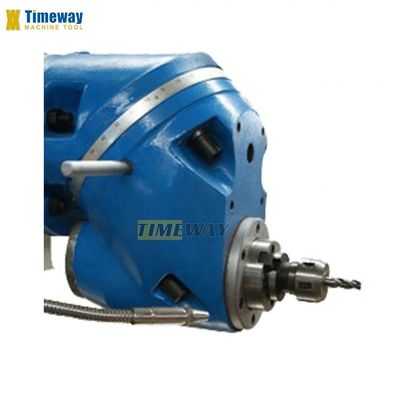 Machine de fraisage universelle de type genou à tête pivotante pour le travail des métaux ± 360° Angle de la table de travail