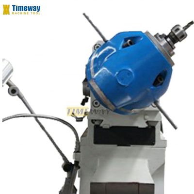 Machine de fraisage universelle de type genou à tête pivotante pour le travail des métaux ± 360° Angle de la table de travail