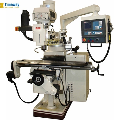 Machine de fraisage à tourelle polyvalente de haute précision avec 3 fentes en T de 16 mm et un poids de 1400 kg