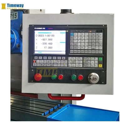Machine de fraisage de type lit vertical à haute précision à 3 axes avec une puissance de moteur à fuseau de 11 kW