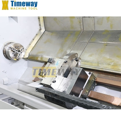 Timway FANUC Machine à tour CNC axe Z Vitesse d'alimentation rapide 15 m/min 3000 mm Longueur de la pièce