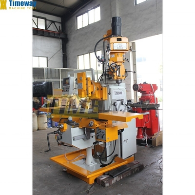 Machine de fraisage à tourelle haute précision TM800 H/V Le choix parfait pour l'usinage des métaux