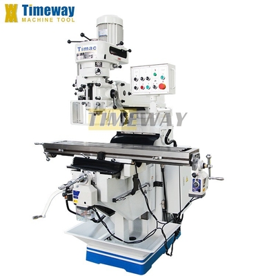 Machine de fraisage universelle à tourelle avec capacité d'usinage légère 1280 kg de poids