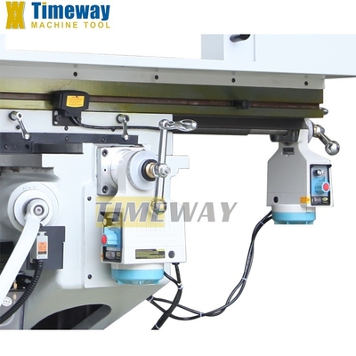 Machine de fraisage à tourelle verticale universelle à vitesse variable avec puissance du moteur principal de 3,7 kW