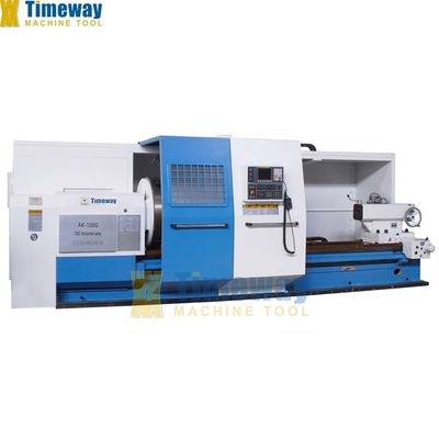 Machine à tour horizontal CNC haute précision AK1000 avec déplacement d'axe X de 420 mm
