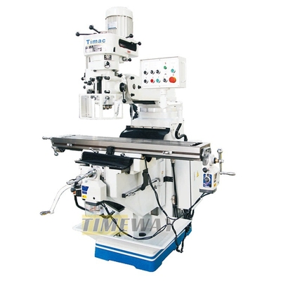 Machine de fraisage à tourelle verticale universelle avec table de déplacement de 420 mm / manuel Fresadora