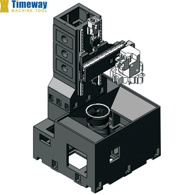 2024 VTC800 tour CNC vertical/machine d'usinage automatique avec déplacement de l'axe Z de 700 mm