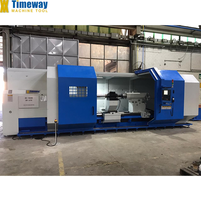 Traitement des métaux Simplifiée lourde charge de lit plat CNC tour horizontal machine AK-1600B