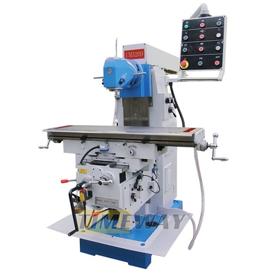 Machine de fraisage universelle à genou avec 300 mm de table et mode de fonctionnement manuel