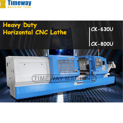 Largeur du lit 520 mm Tour CNC à lit plat avec 3000 kg max.