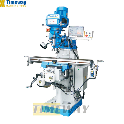Machine de fraisage à tourelle de métallurgie M230B à vitesse variable et à tête de fraisage universelle