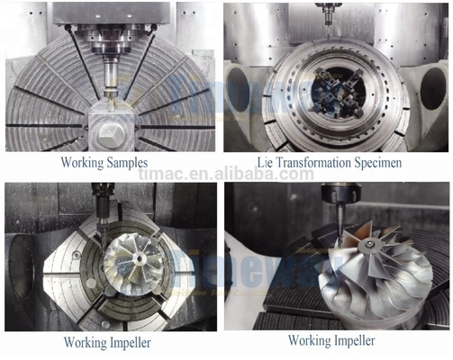 Centre d'usinage vertical à 5 axes chinois GNC61CNC pour la production de pièces complexes