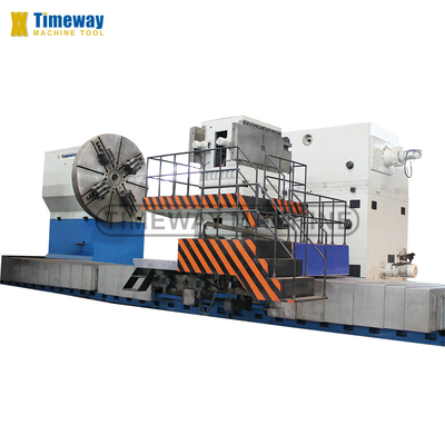 L'équipement de tourne-disque CNC métallique AK-2500H tour horizontal lourd avec 40000 kg de poids maximum