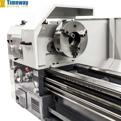 AL-1000 Machine à tour horizontal lourde pour le métal avec forage de fuseau optimal 100 mm