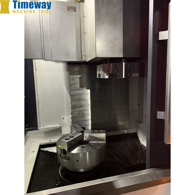 La précision et l'efficacité combinées du tour CNC vertical VTC800 pour l'usinage des métaux