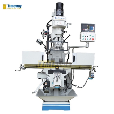 Machine de fraisage à tourelle M300A avec 380 mm Table Travel Z et 127 mm Spindle Quill Travel