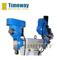 Machine de fraisage à tourelle verticale de 320x1250 mm pour l'usinage léger