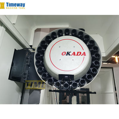 Machine de fraisage CNC métallique avec capacité d'usinage lourde et 700 mm Table Travel Z