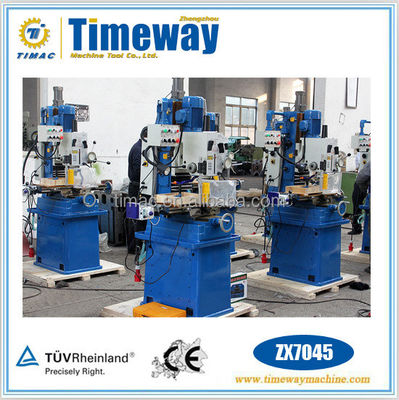 Machine de fraisage à forage multifonctionnelle bleu et blanc avec CNC normal