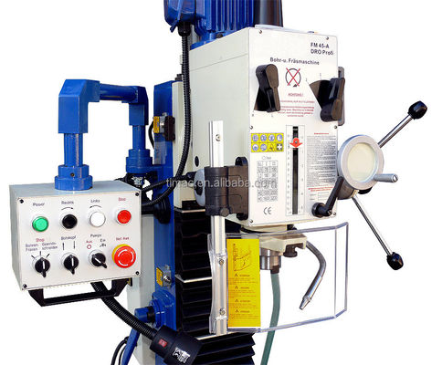 Machine de fraisage à forage multifonctionnelle bleu et blanc avec CNC normal